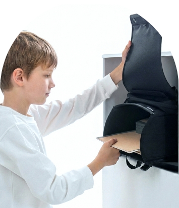 置いたまま、サッと