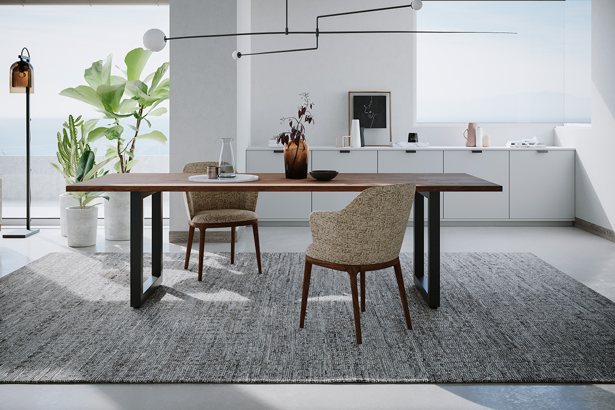 インテリアとして映える無垢材テーブル