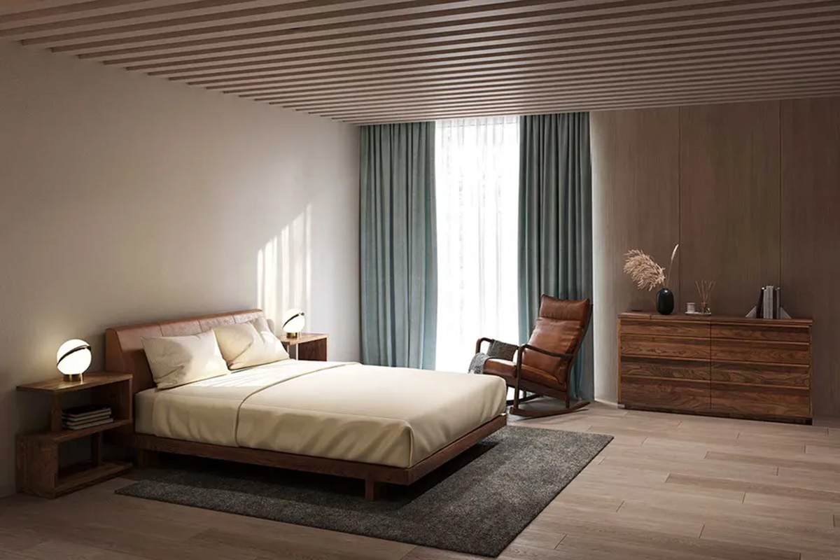 世代を超えて使われる木製ベッドのイメージ