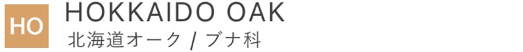 HOKKAIDO　OAK／北海道オーク／ブナ科