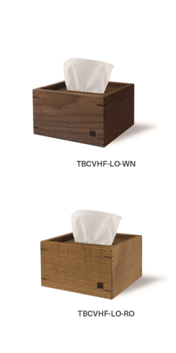 置くスペースを選ばないハーフサイズのティッシュボックスで