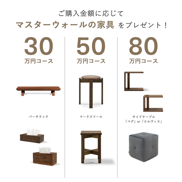 エディションストア+ 金沢 リニューアルフェア 家具購入特典