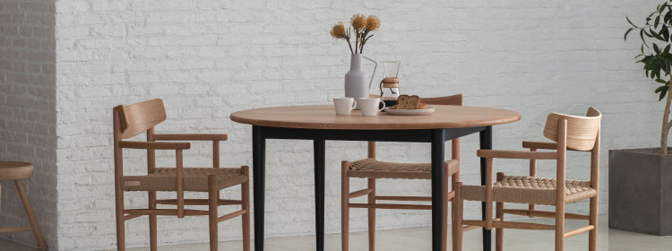 丸・円形ダイニングテーブルの通販 / 北欧・モダン・デザイナーズ