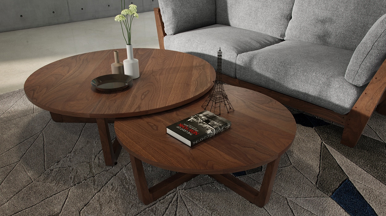 マスターウォール / HEAVEN LIVING TABLE(Φ120cm x H38cm) テーブル