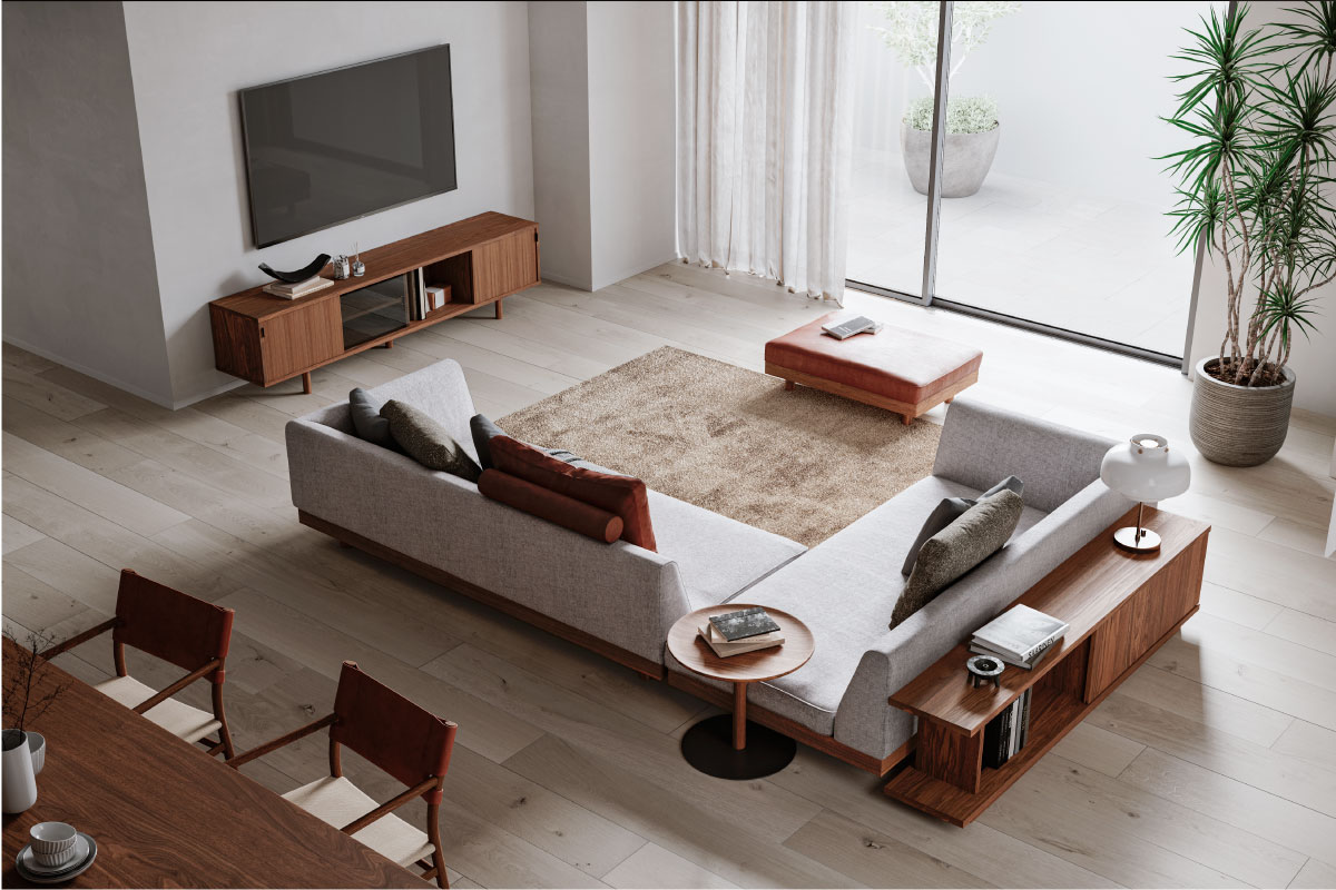 LAZY DANISH SOFA SET