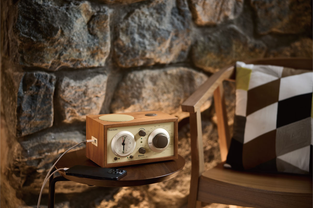Tivoli Audio | Model Three BT w/ USBC Walnut/Beige