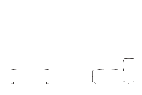 アームレス 1 シーター 106