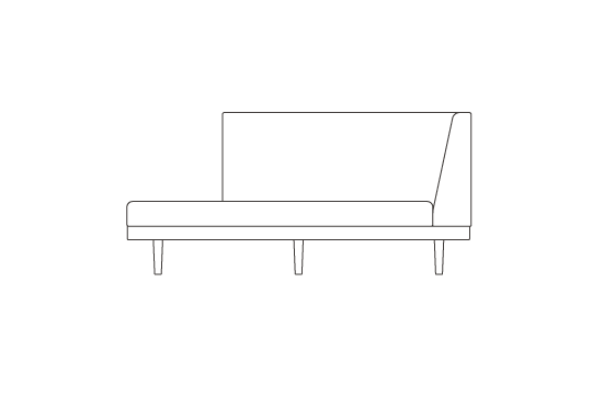 オープンバック 180