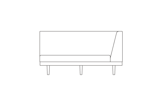 シングルアーム2シーター 160