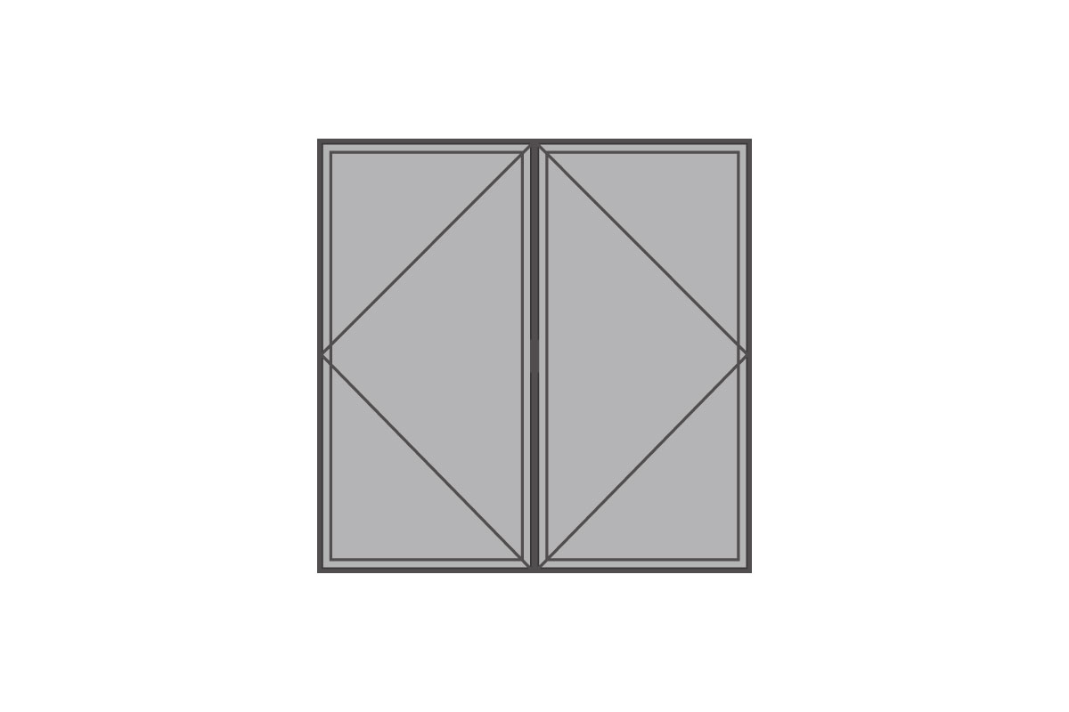 W100×H100(cm)：2door