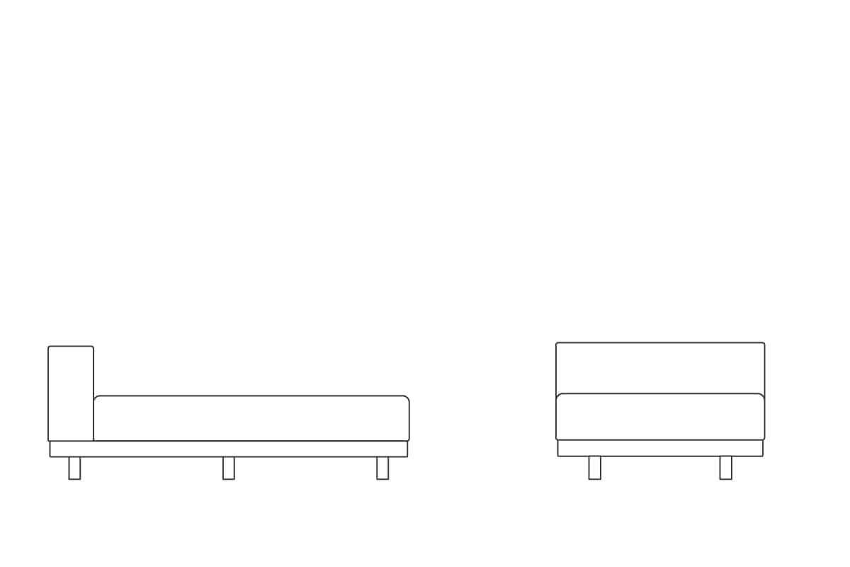 サイドカウチ16090