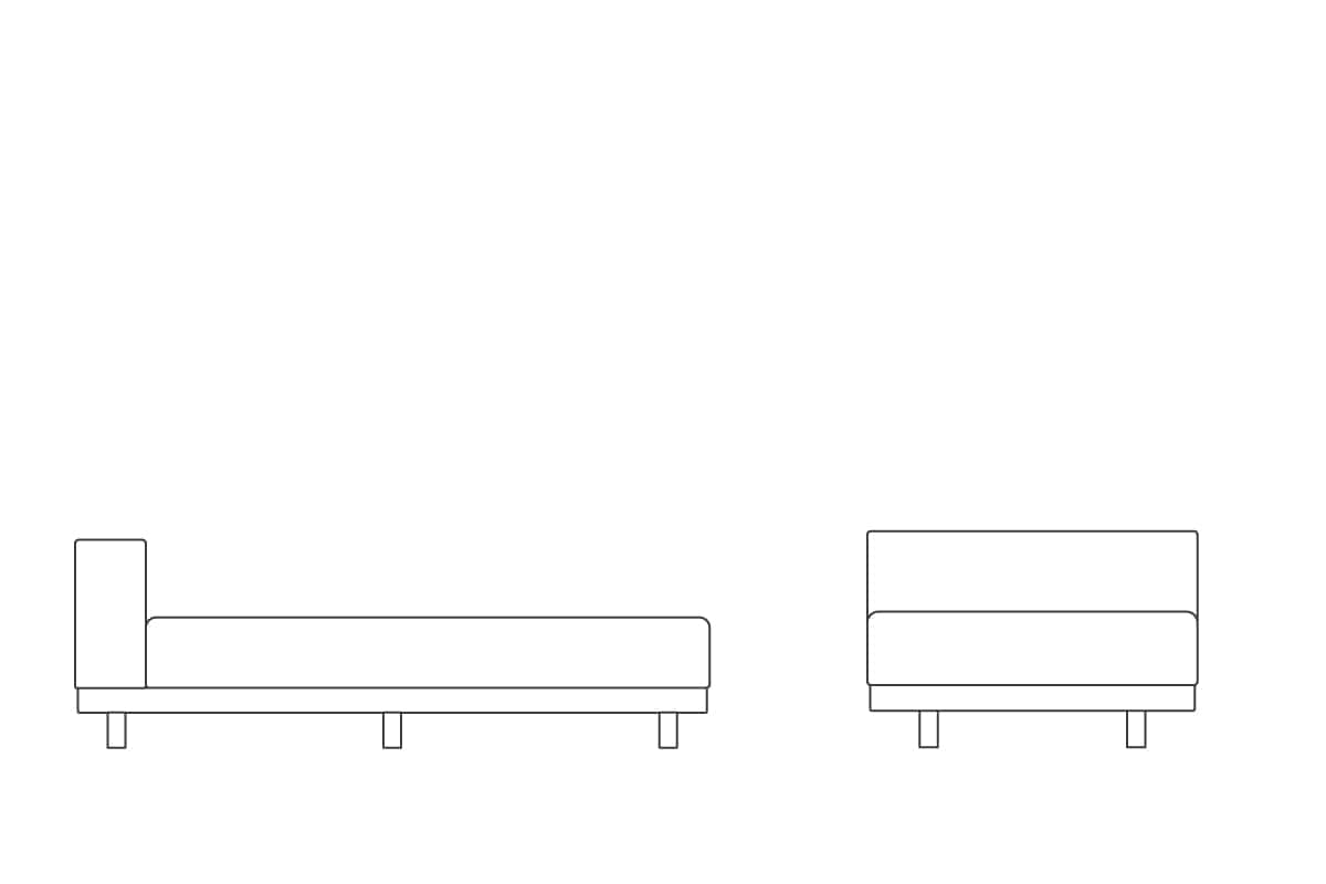 サイドカウチ18090
