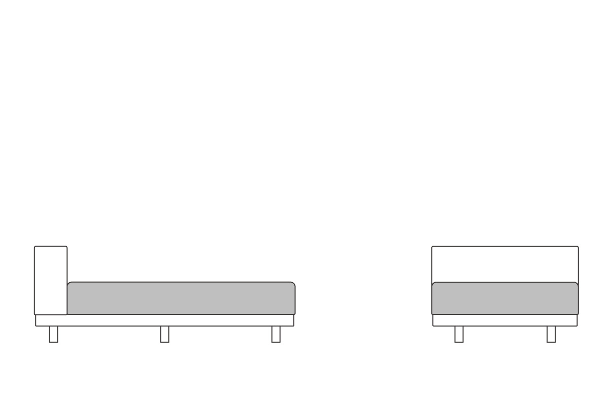サイドカウチ16090