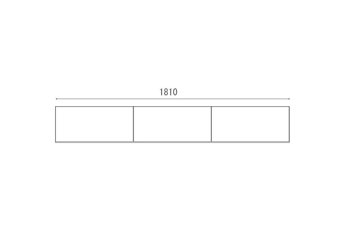 W181cm×D40.2cm×H28cm