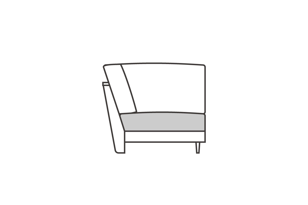 コーナー8585用　座クッション中材（単品）