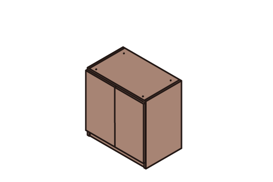 W70cm × H69.4cm(木扉)