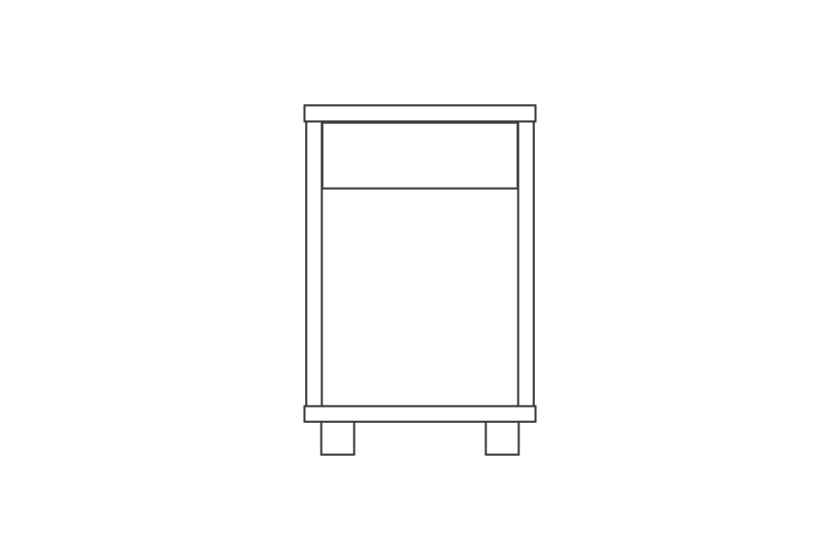 Aタイプ（引出） H53cm