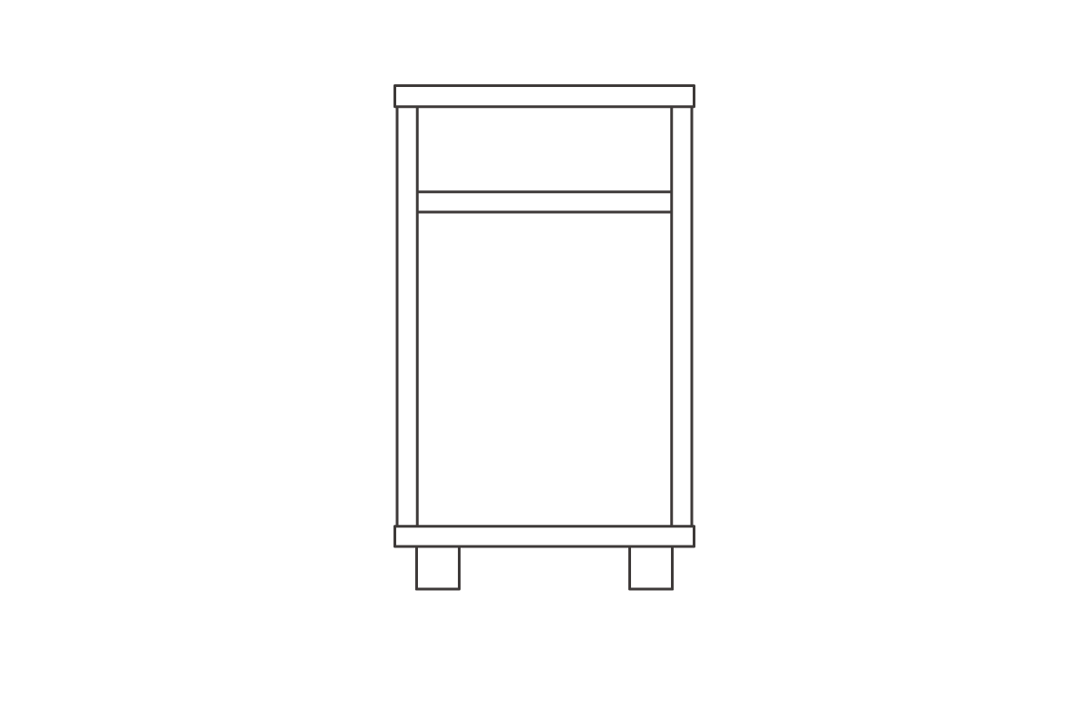 Bタイプ（棚） H59cm