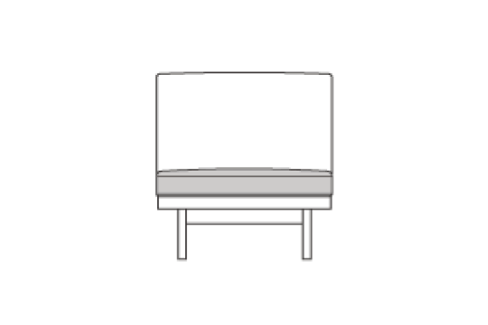 1S70用 座クッション中材（単品）