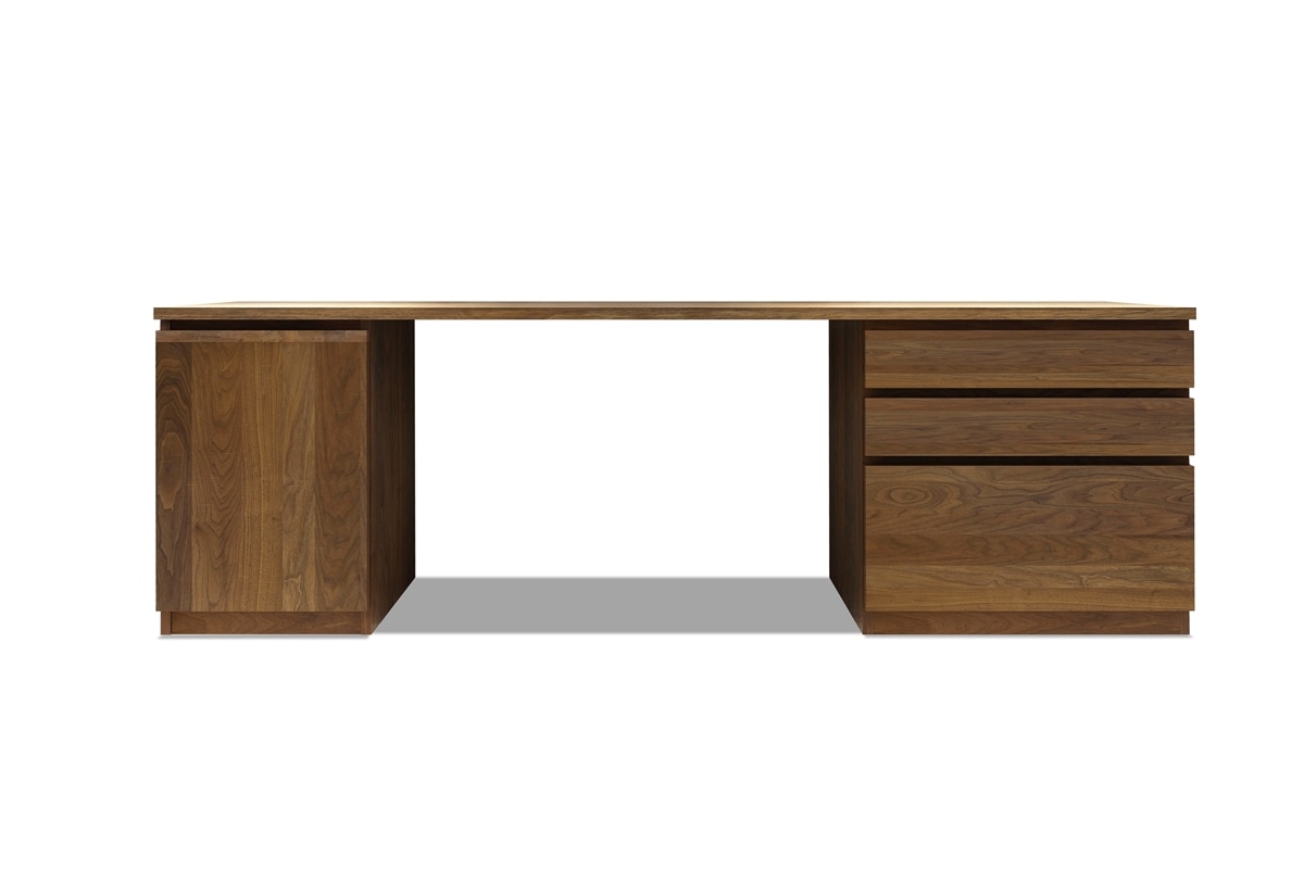 天板220+ドロワーズ70+キャビネット45左開き