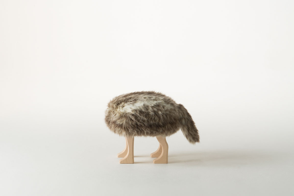 ANIMAL STOOL(ウルフグレーミックスL）)の通販 / マスターウォール