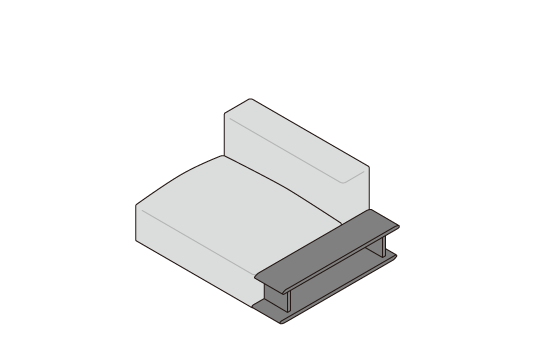 ワンアーム130（ウッドアーム）