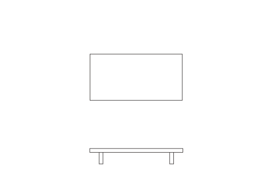 W120cm x D60cm x H25cm