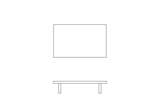 W120cm x D75cm x H30cm