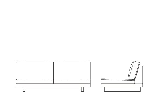 DANISH SOFA COVER(アームレス 3シーター180)の通販 / マスター DANISH SOFA COVER(アームレス 3シーター180)の通販 / マスター