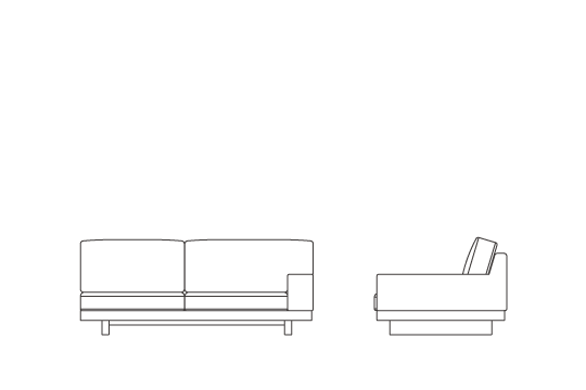 ワンアーム 2 シーター 158