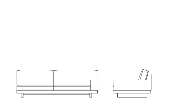 ワンアーム 3 シーター 198