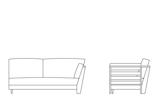 ワンアーム2シーター180