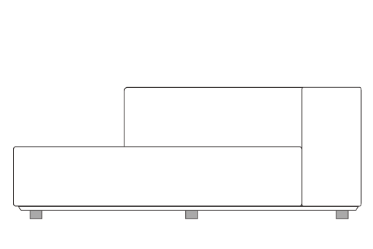 脚：H35 （ソファ H620 SH340）5本