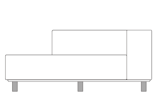 脚：H95 （ソファ H680 SH400）5本