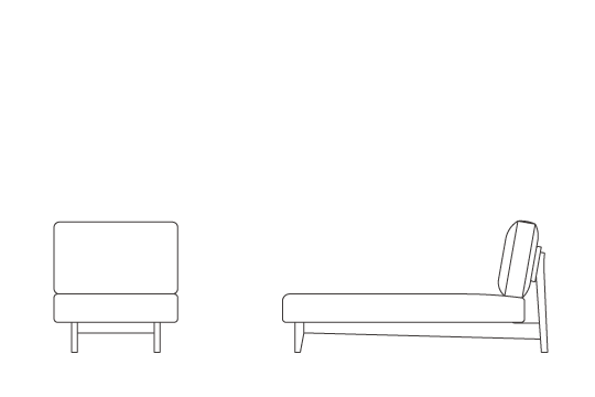 アームレスカウチ70