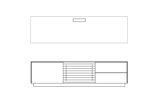 W180.5cm×D48cm×H46cm