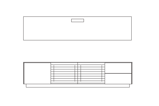 W200cm×D38cm×H46cm