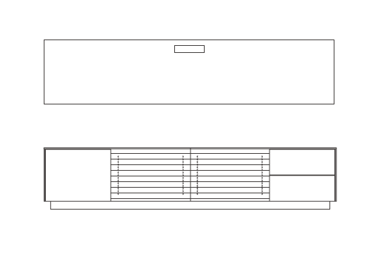 W220cm×D48cm×H46cm