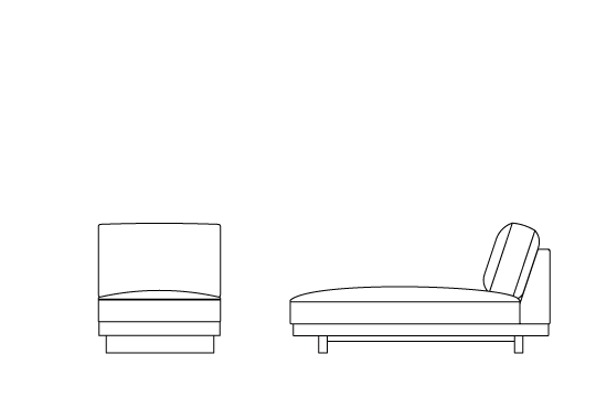 アームレスカウチ70用