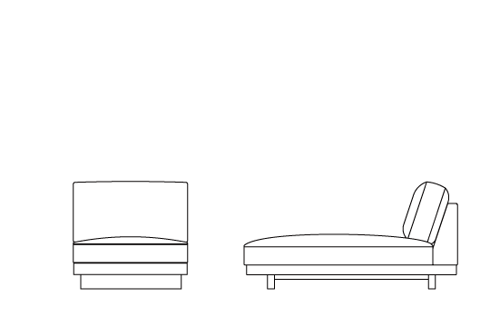 アームレスカウチ80用