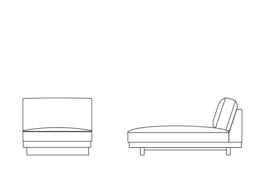 アームレスカウチ90用