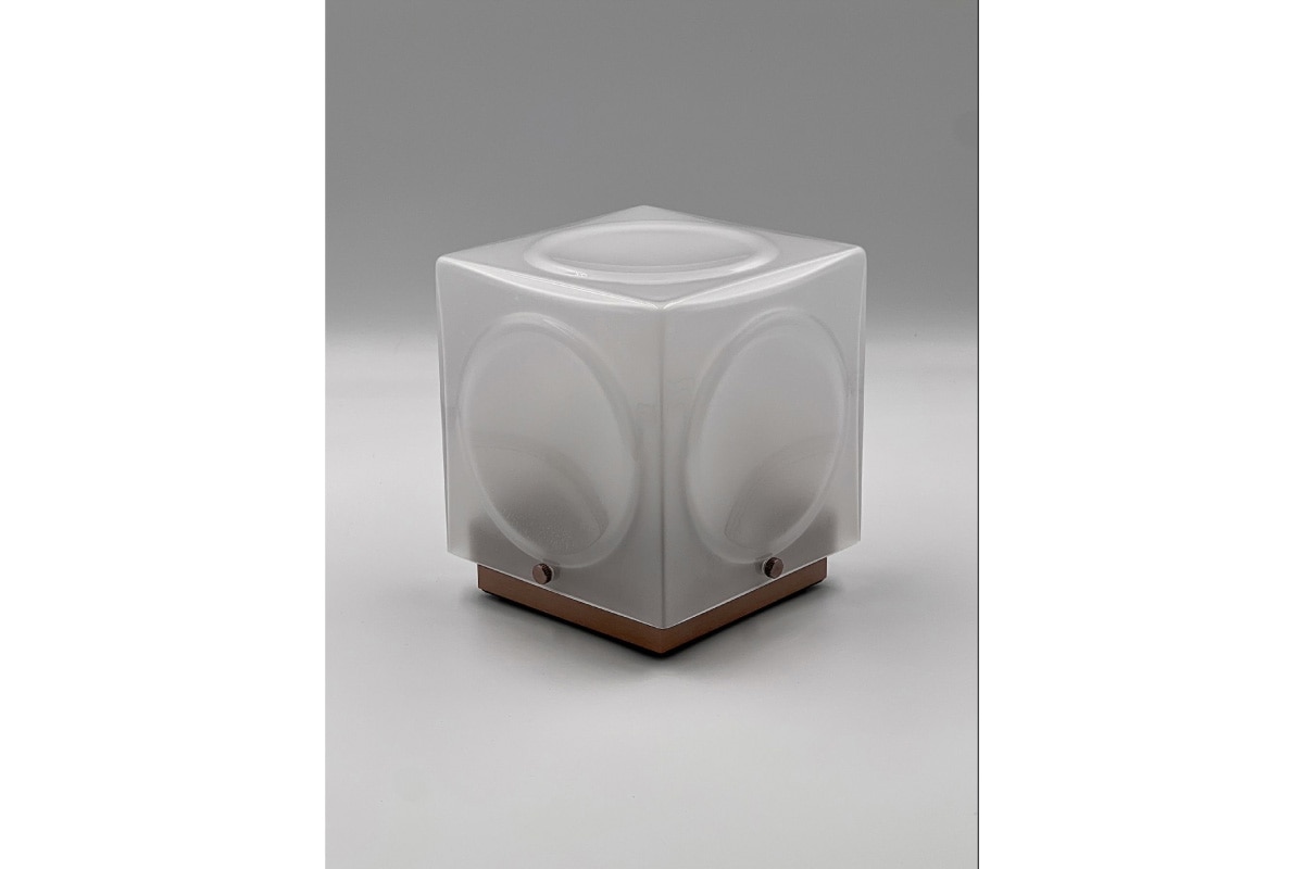 LEE BROOM | CHANT PORTABLE LAMP FROSTED & BRONZE