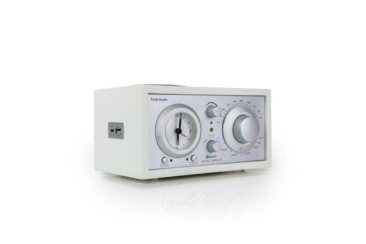 Tivoli　Audio Model Three BT シルバーホワイト Model Three BT – Tivoli Audio株式会社