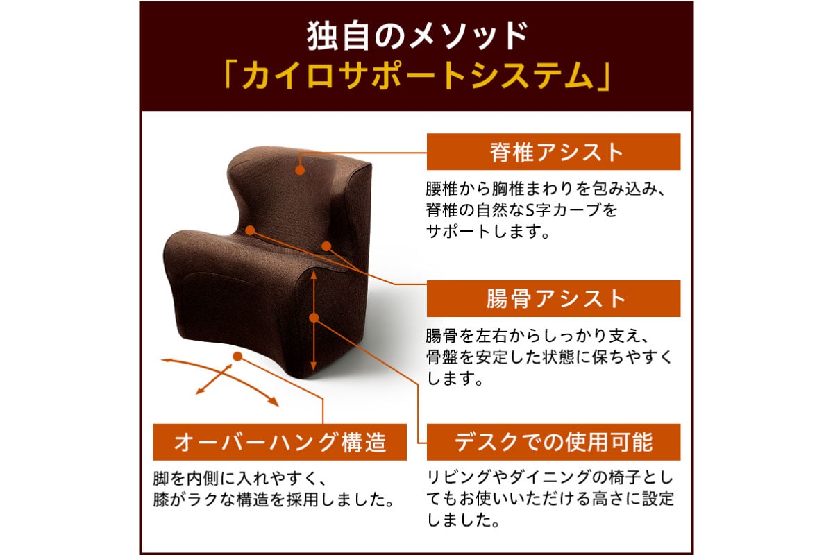 新品　MTG ドクターチェアプラス　ブラウン　dr.chair plus