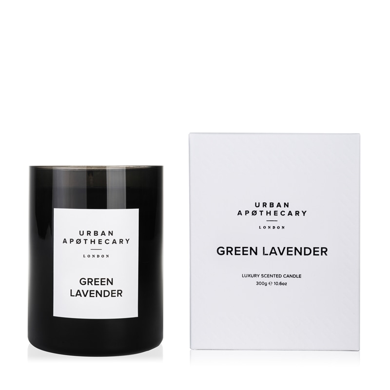 URBAN APOTHECARY | GREEN LAVENDER CANDLE LARGE