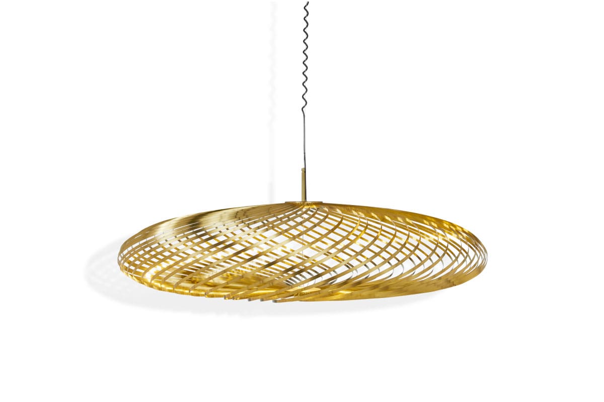 TOM DIXON. | SPRING MEDIUM PENDANT BRASS
