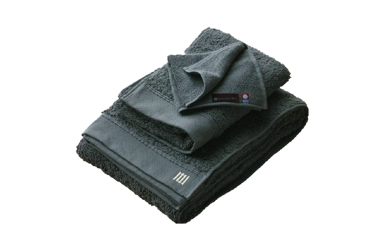 MASTERWAL BLISS TOWEL ダークグレー バスタオル（123×64cm）