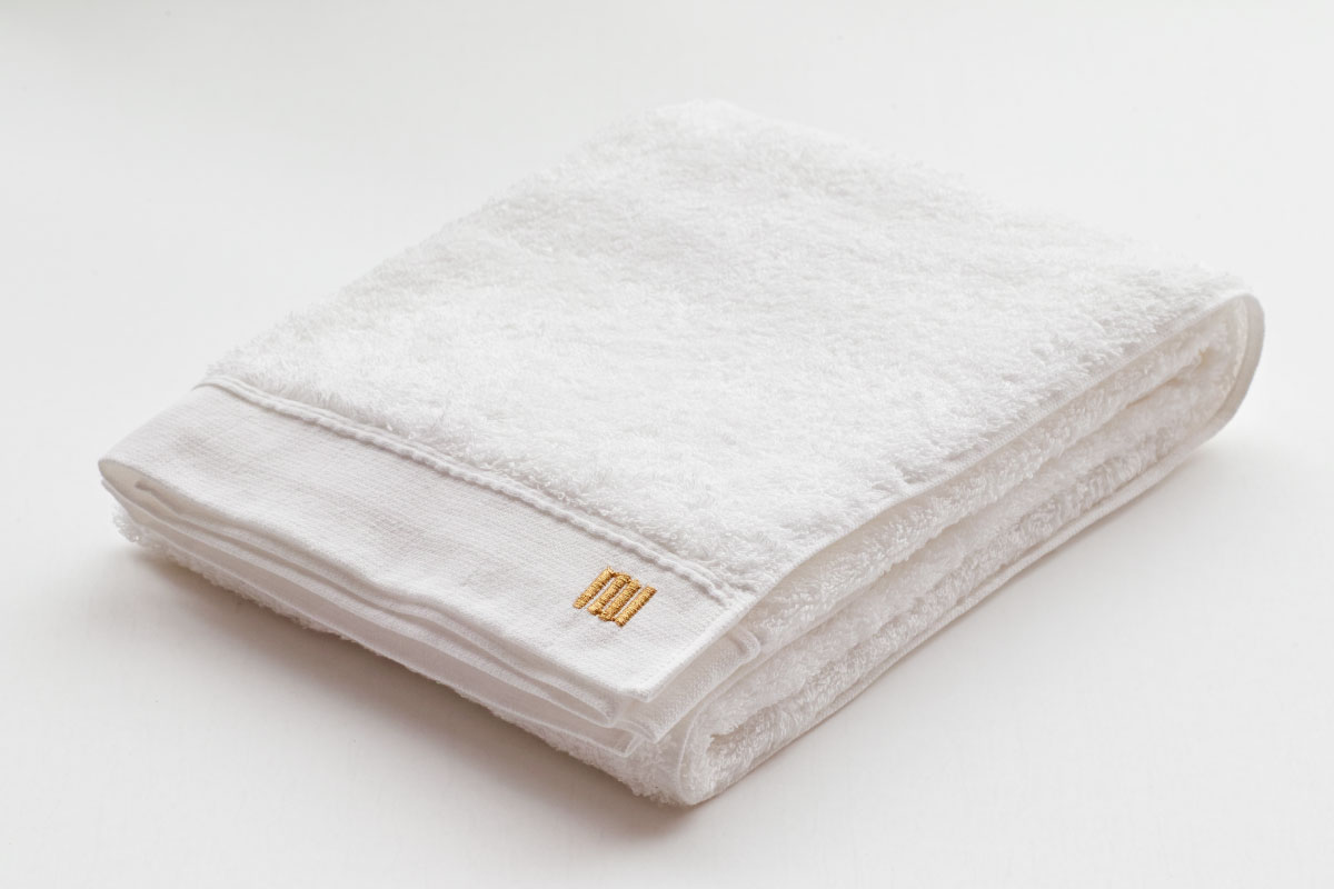 MASTERWAL BLISS TOWEL ホワイト バスタオル（123×64cm）