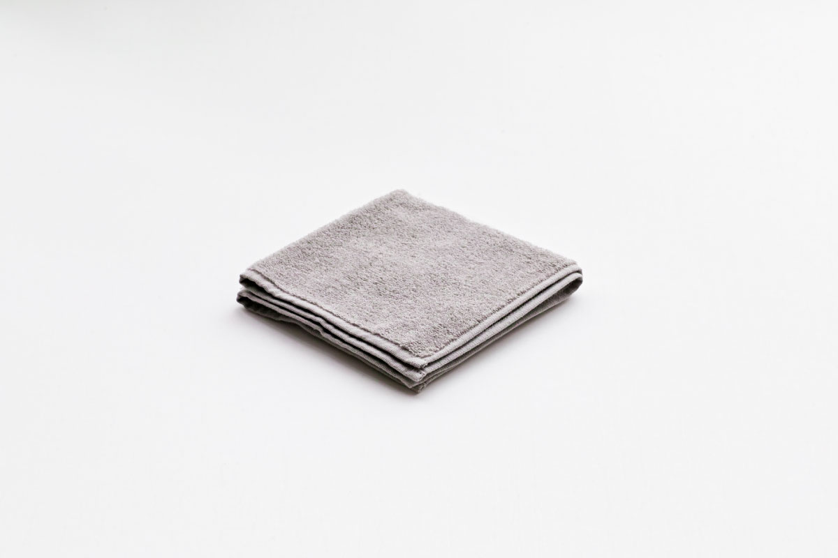 MASTERWAL BLISS TOWEL シルバーグレー ミニタオル（25×25cm）
