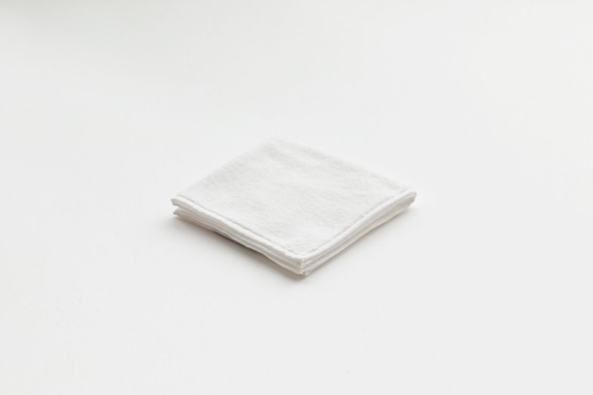 MASTERWAL BLISS TOWEL ホワイト ミニタオル（25×25cm）